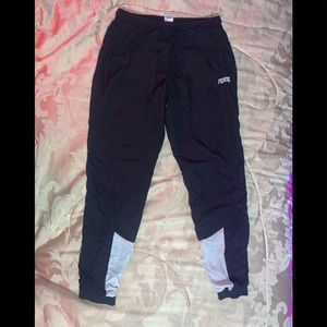 PINK Black Track/Jogger Pants
